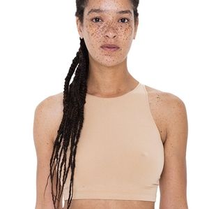 Authentic American Apparel Sleeveless Crop Top S M